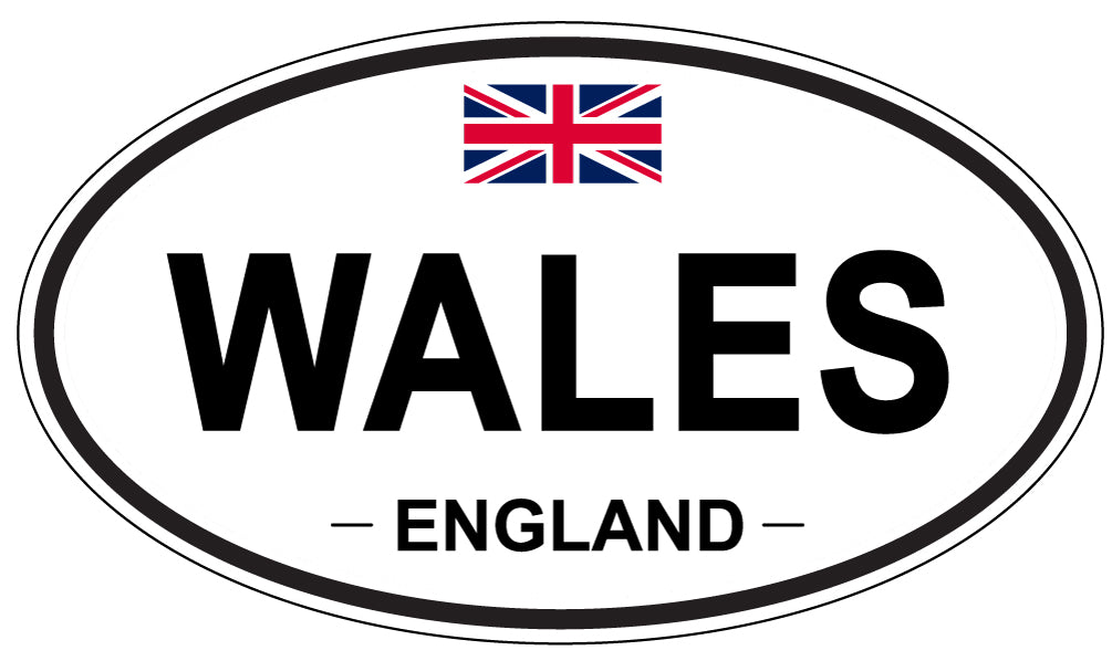 WALES, England - Oval Magnet