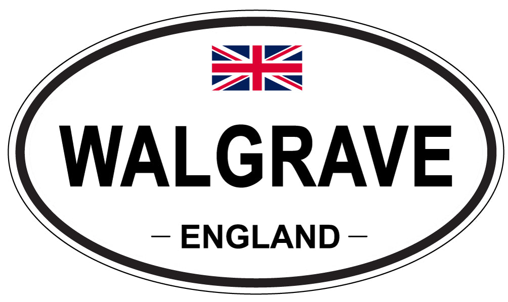 WALGRAVE, England - Oval Magnet