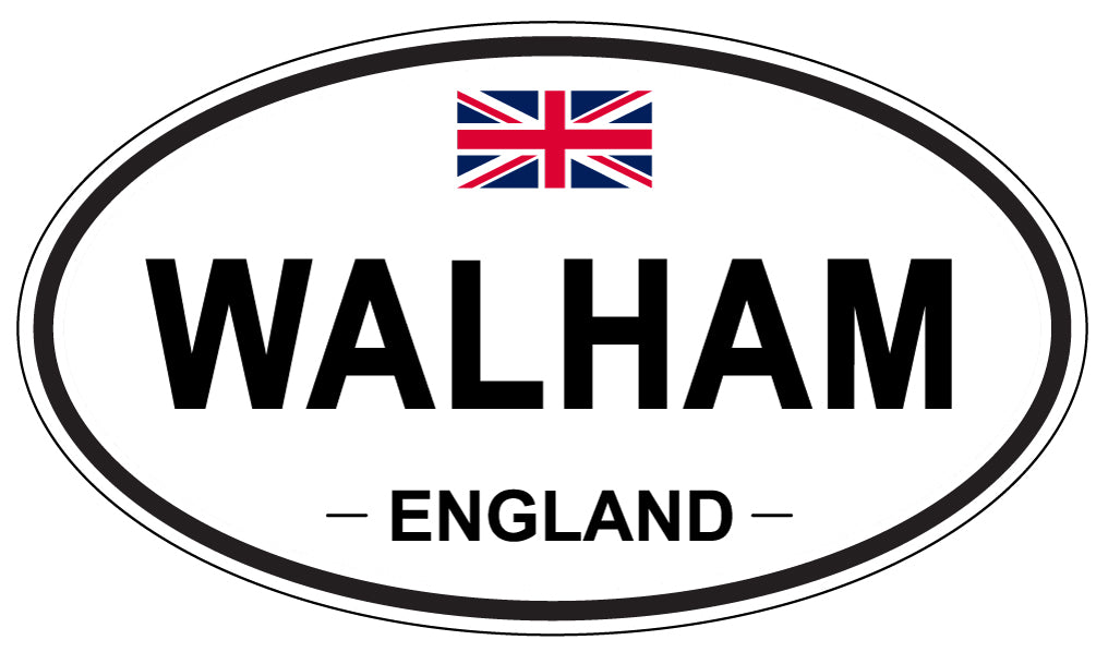 WALHAM, England - Oval Magnet