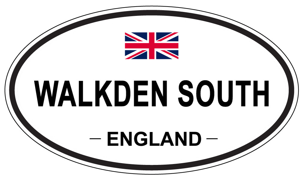 WALKDEN SOUTH, England - Oval Magnet