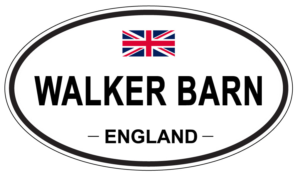 WALKER BARN, England - Oval Magnet