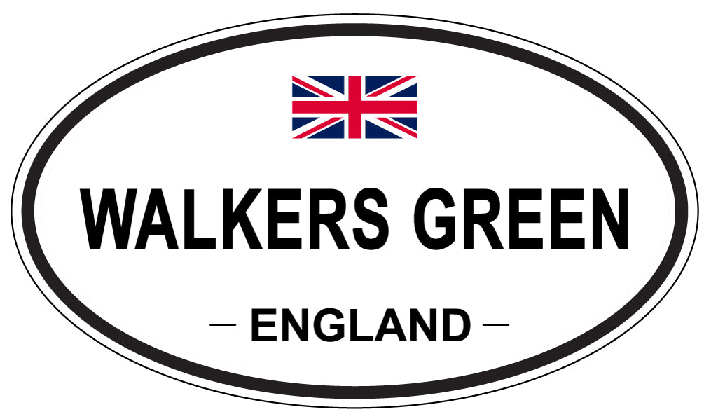WALKERS GREEN, England - Oval Magnet