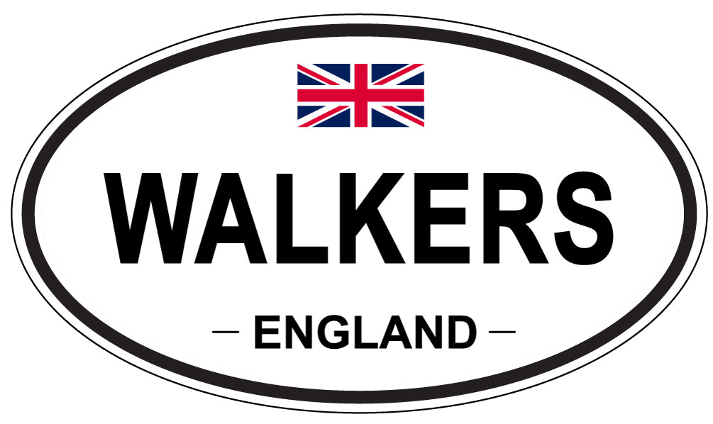 WALKERS, England - Oval Magnet
