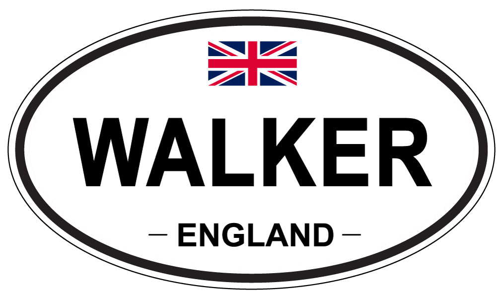 WALKER, England - Oval Magnet