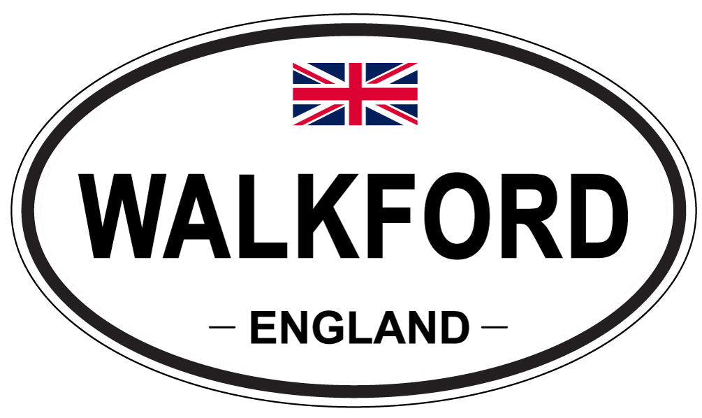 WALKFORD, England - Oval Magnet
