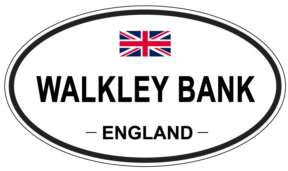WALKLEY BANK, England - Oval Magnet