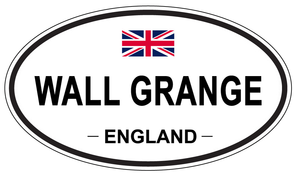 WALL GRANGE, England - Oval Magnet