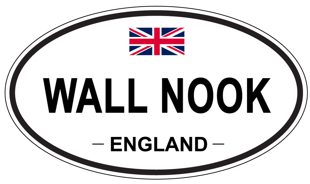 WALL NOOK, England - Oval Magnet
