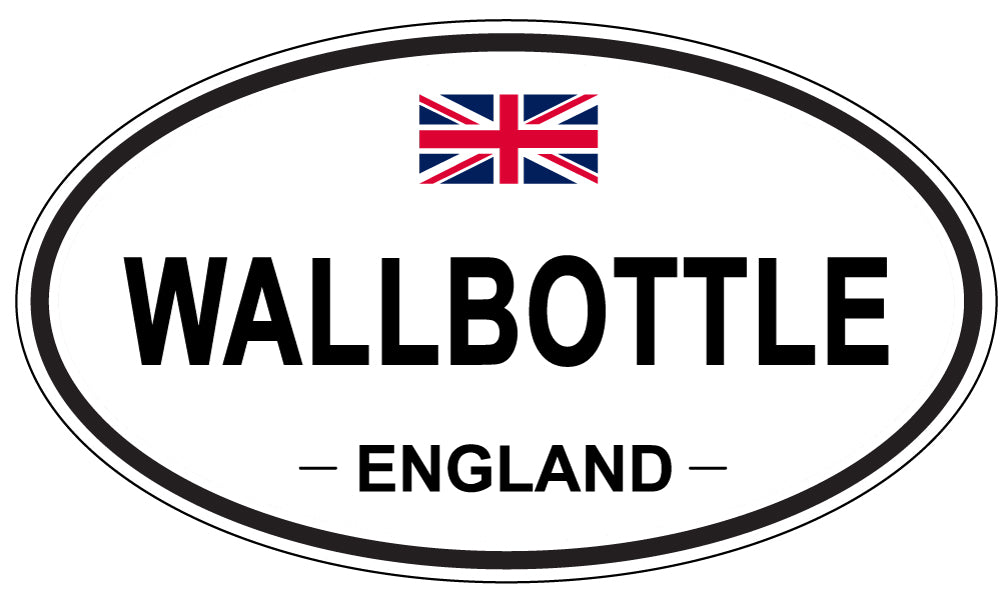 WALLBOTTLE, England - Oval Magnet