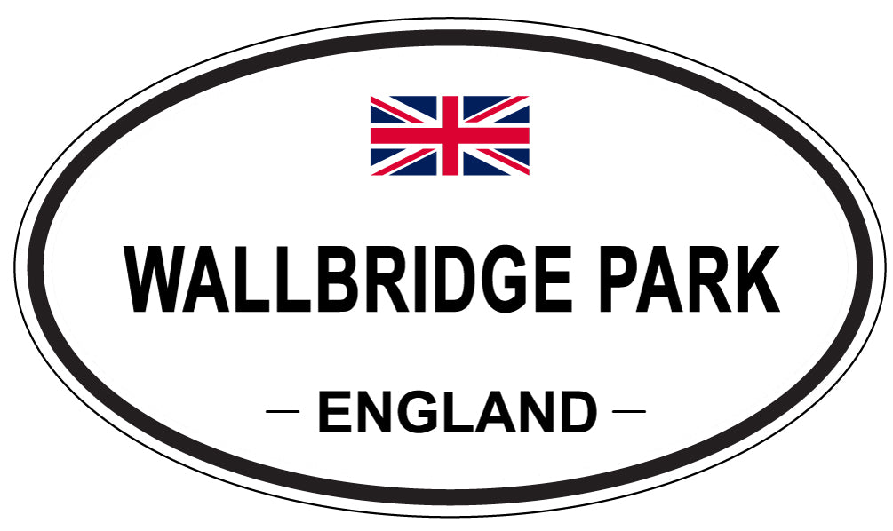 WALLBRIDGE PARK, England - Oval Magnet
