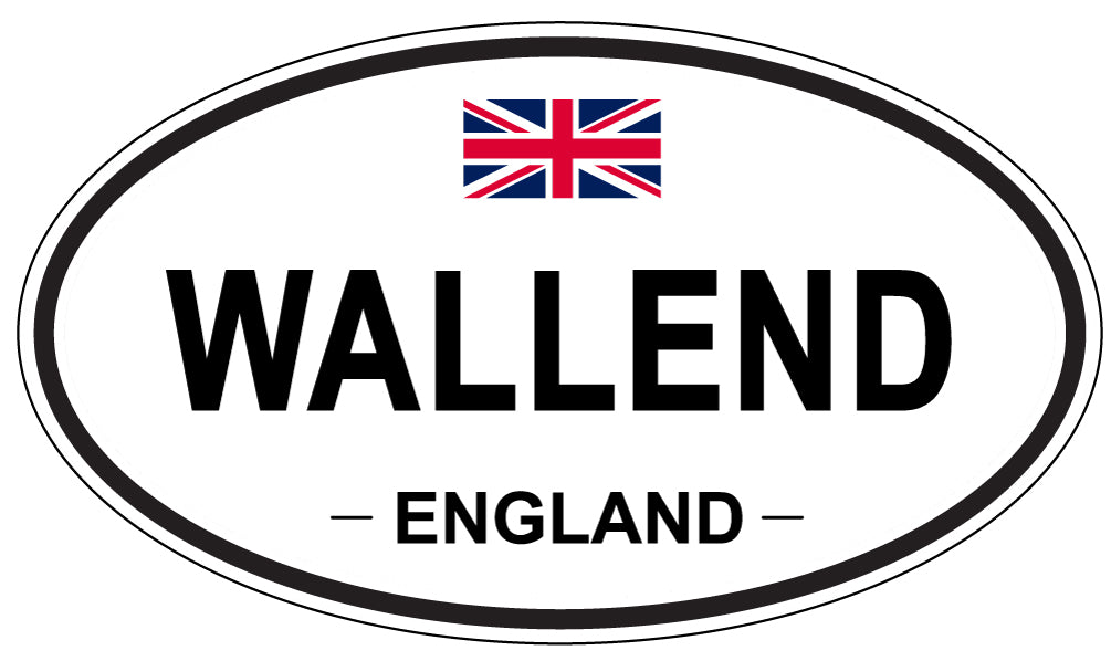 WALLEND, England - Oval Magnet