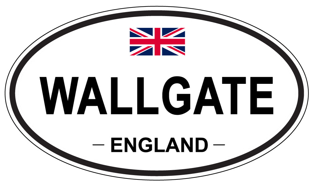 WALLGATE, England - Oval Magnet
