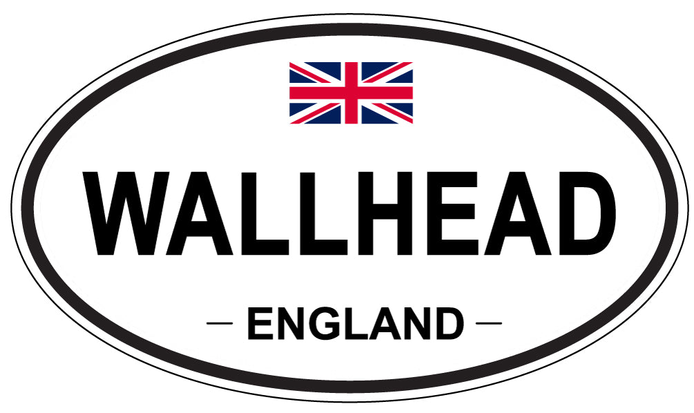 WALLHEAD, England - Oval Magnet
