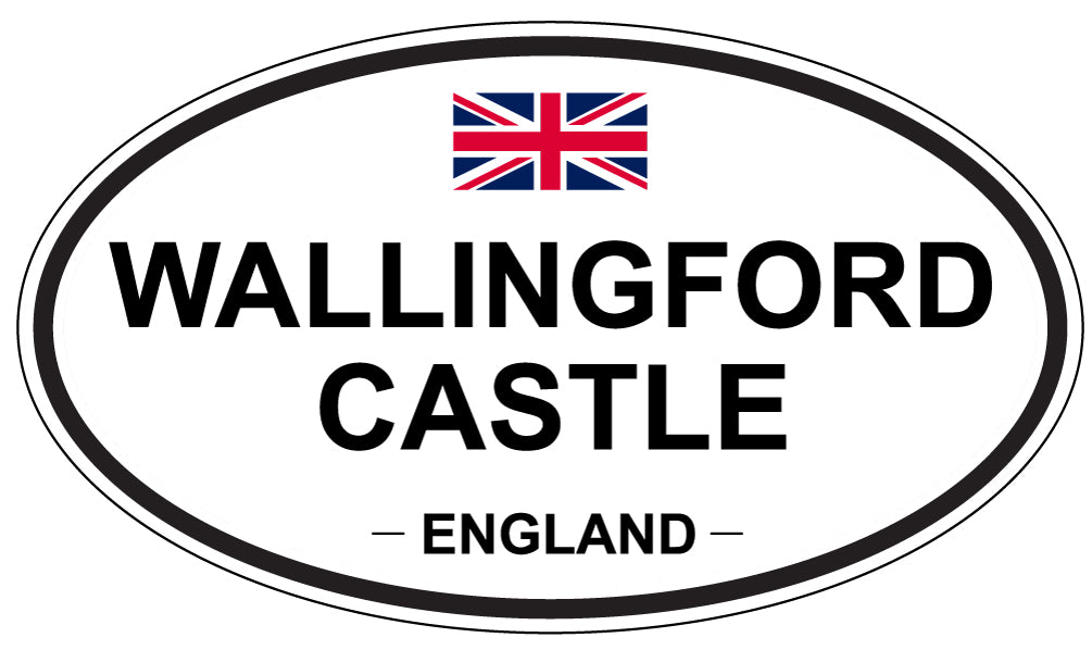 WALLINGFORD CASTLE, England - Oval Magnet