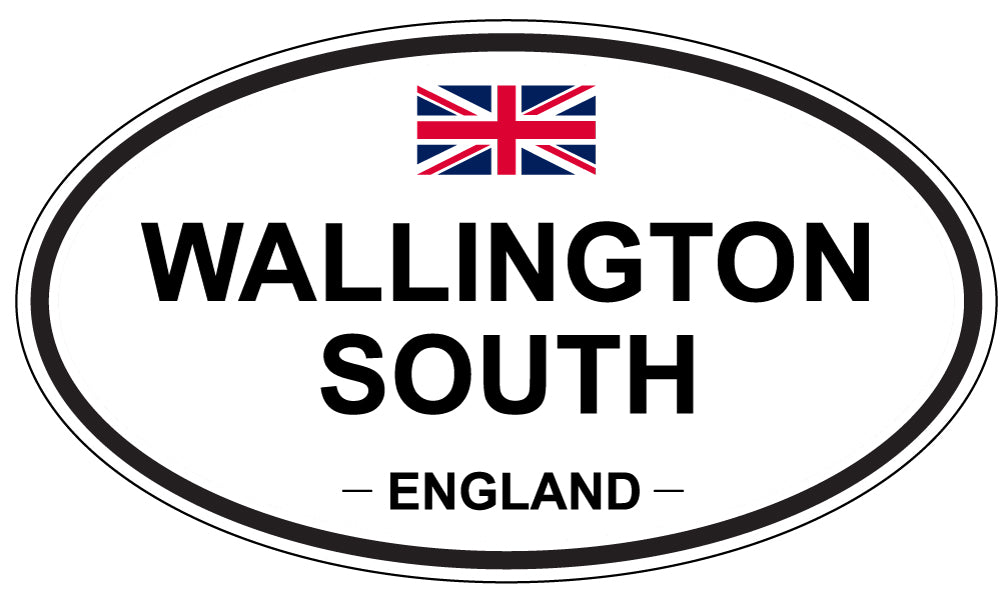WALLINGTON SOUTH, England - Oval Magnet