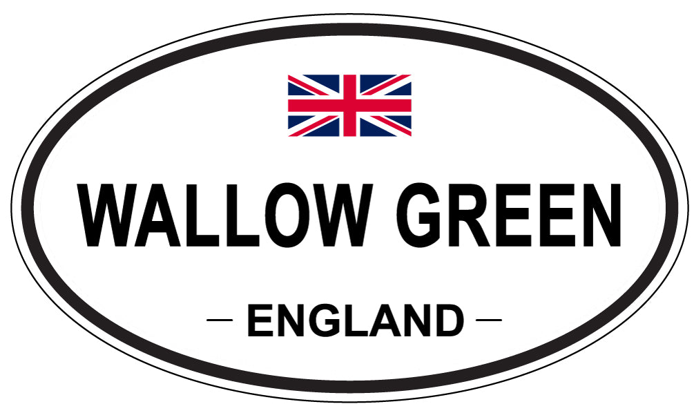 WALLOW GREEN, England - Oval Magnet