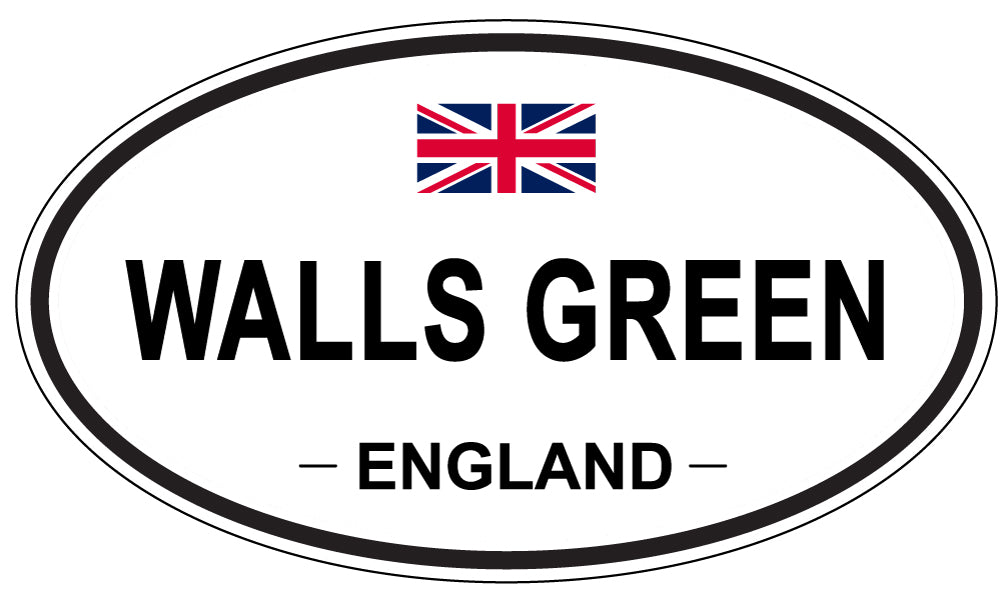 WALLS GREEN, England - Oval Magnet