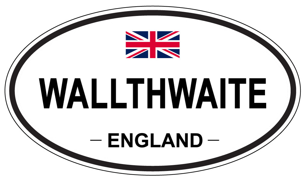 WALLTHWAITE, England - Oval Magnet