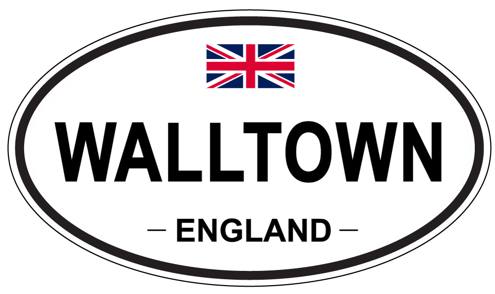WALLTOWN, England - Oval Magnet