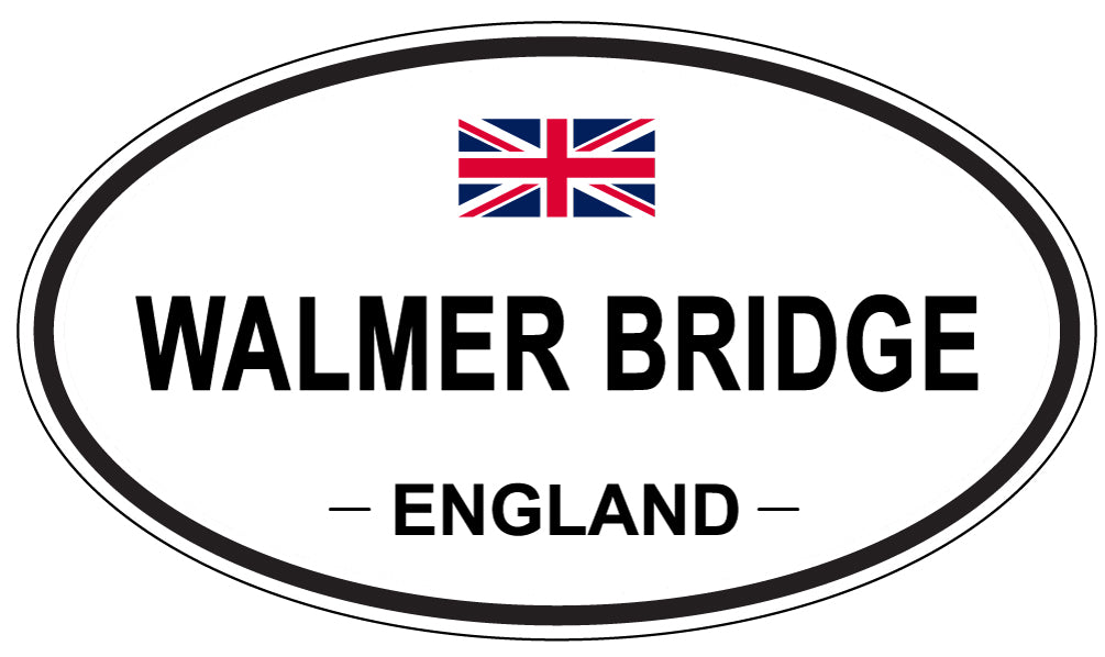 WALMER BRIDGE, England - Oval Magnet
