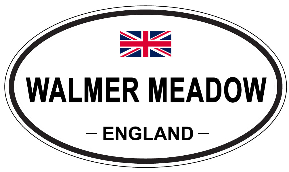 WALMER MEADOW, England - Oval Magnet