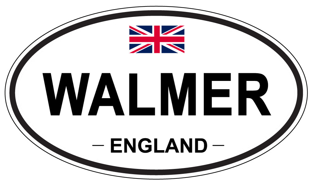 WALMER, England - Oval Magnet
