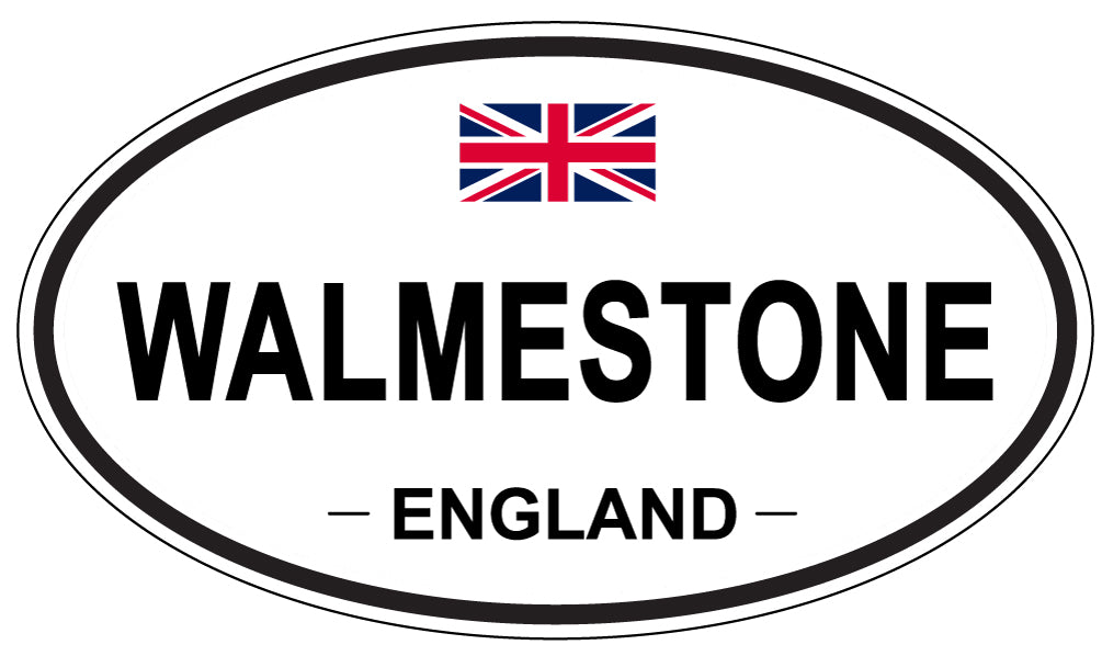 WALMESTONE, England - Oval Magnet
