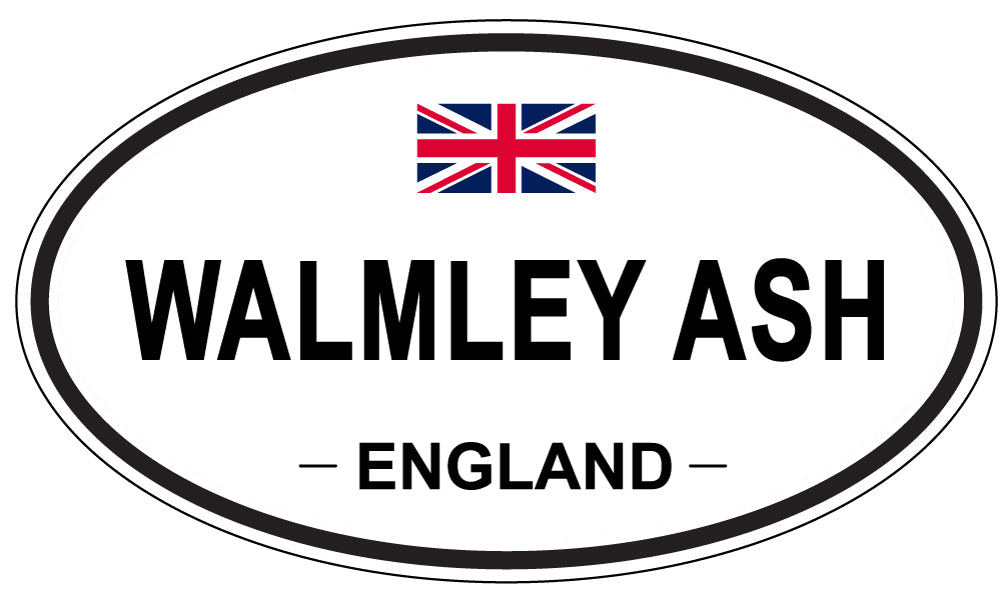 WALMLEY ASH, England - Oval Magnet