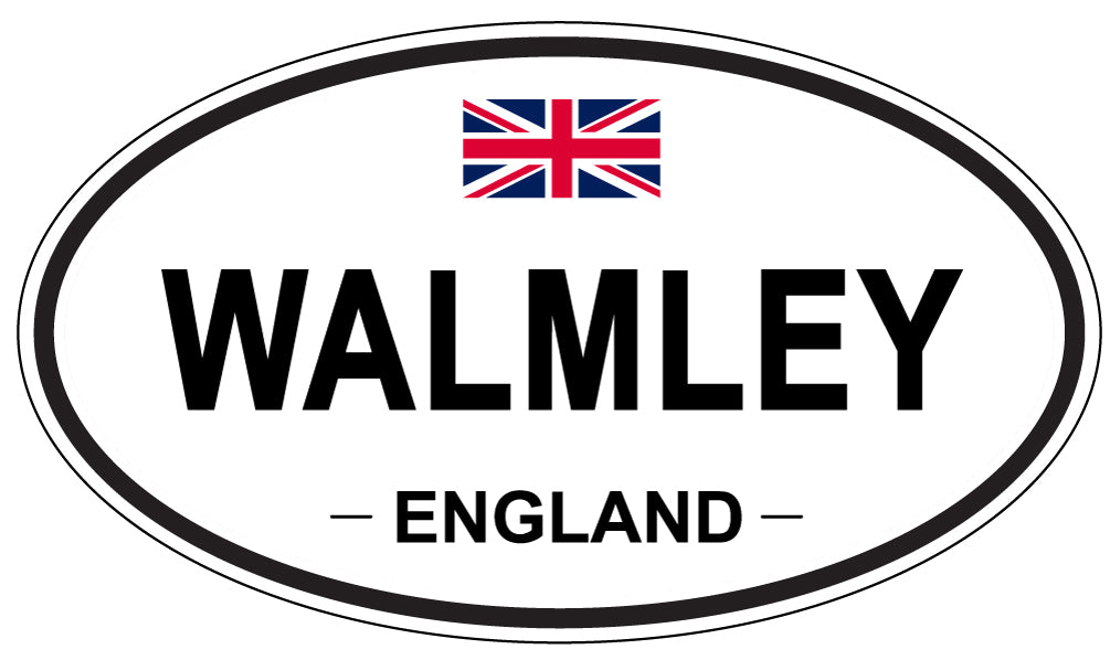 WALMLEY, England - Oval Magnet
