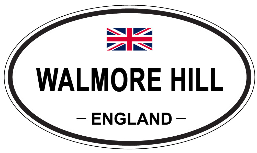 WALMORE HILL, England - Oval Magnet