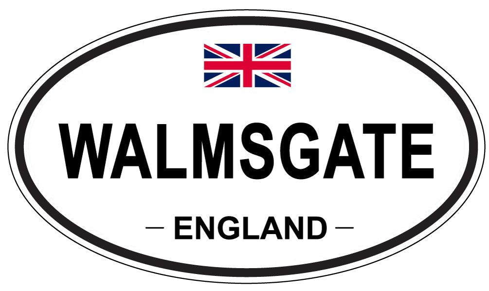 WALMSGATE, England - Oval Magnet