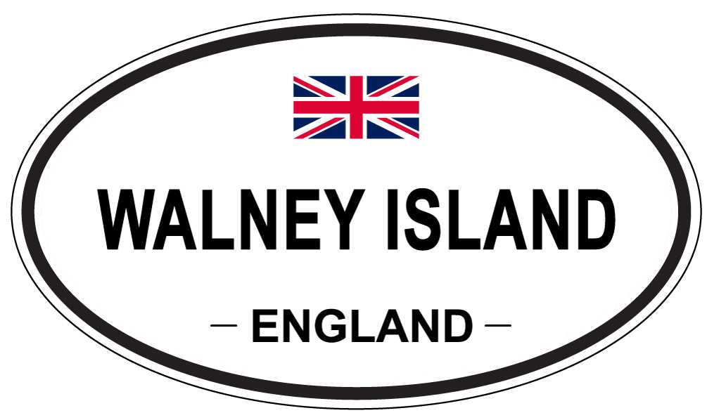 WALNEY ISLAND, England - Oval Magnet