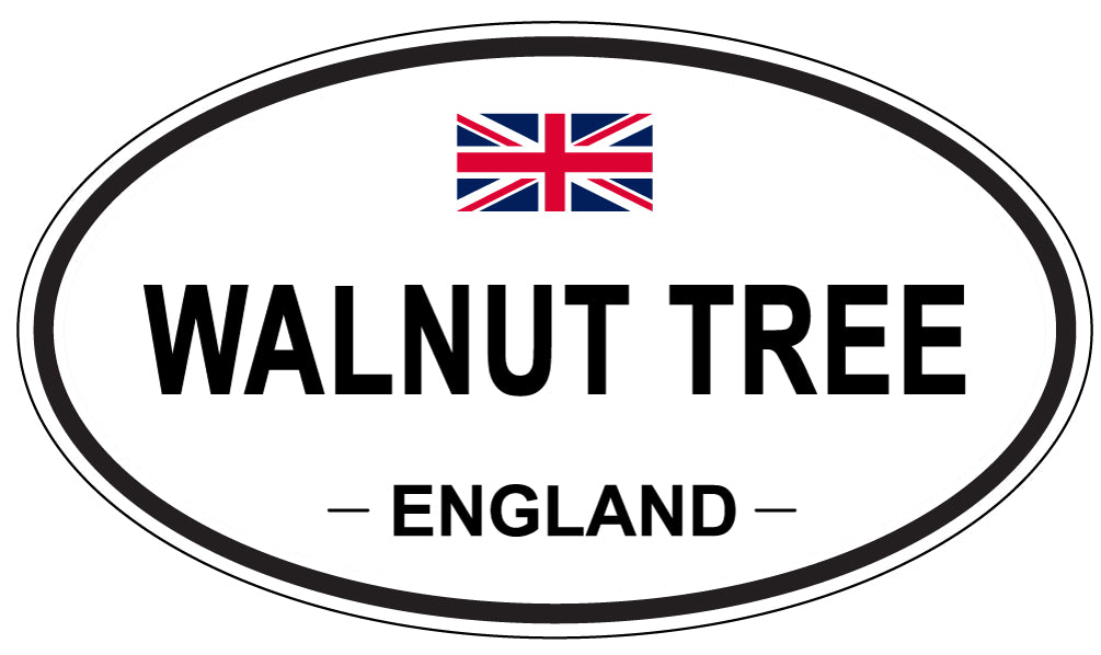 WALNUT TREE, England - Oval Magnet