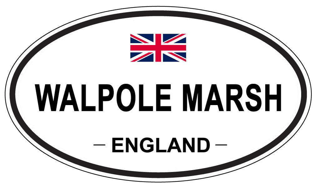 WALPOLE MARSH, England - Oval Magnet
