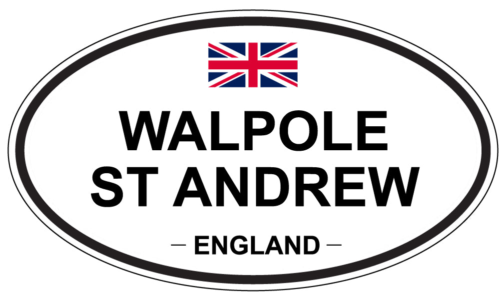 WALPOLE ST ANDREW, England - Oval Magnet