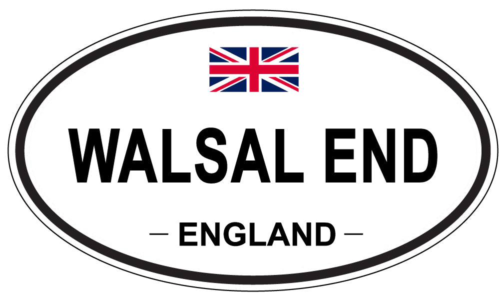 WALSAL END, England - Oval Magnet