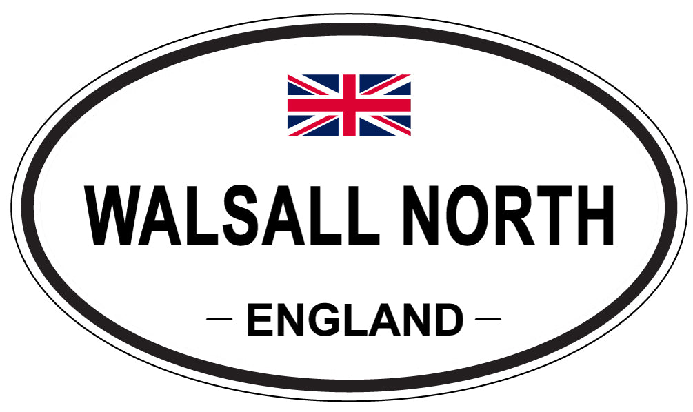 WALSALL NORTH, England - Oval Magnet