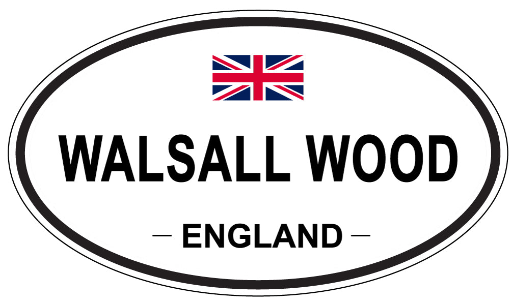 WALSALL WOOD, England - Oval Magnet