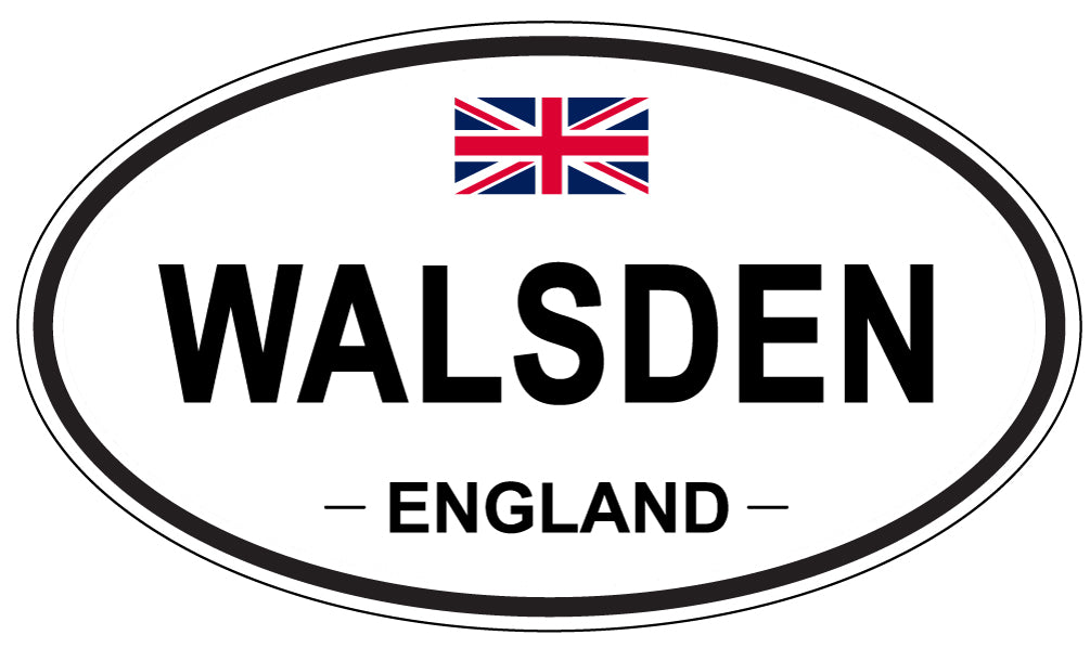 WALSDEN, England - Oval Magnet