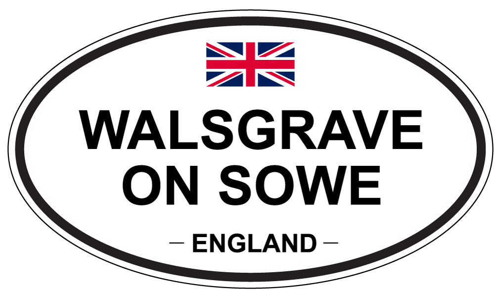 WALSGRAVE ON SOWE, England - Oval Magnet