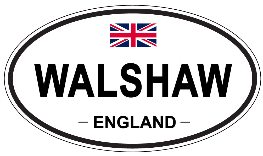 WALSHAW, England - Oval Magnet