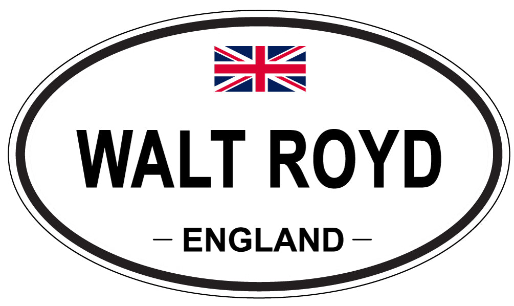 WALT ROYD, England - Oval Magnet