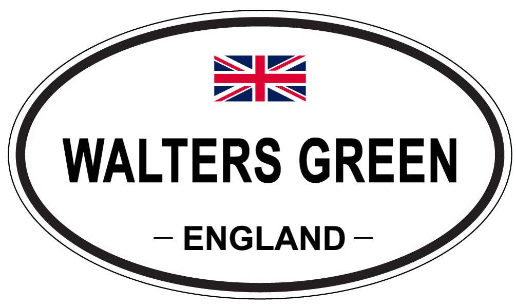 WALTERS GREEN, England - Oval Magnet