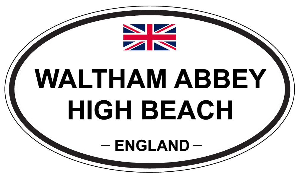 WALTHAM ABBEY HIGH BEACH, England - Oval Magnet