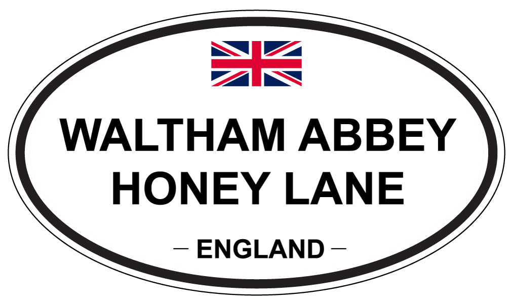 WALTHAM ABBEY HONEY LANE, England - Oval Magnet
