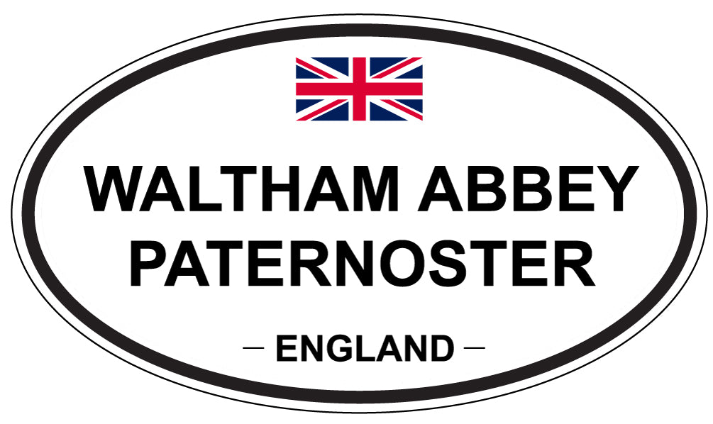 WALTHAM ABBEY PATERNOSTER, England - Oval Magnet