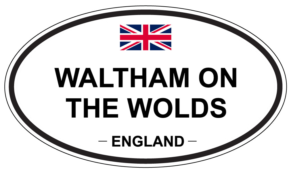 WALTHAM ON THE WOLDS, England - Oval Magnet