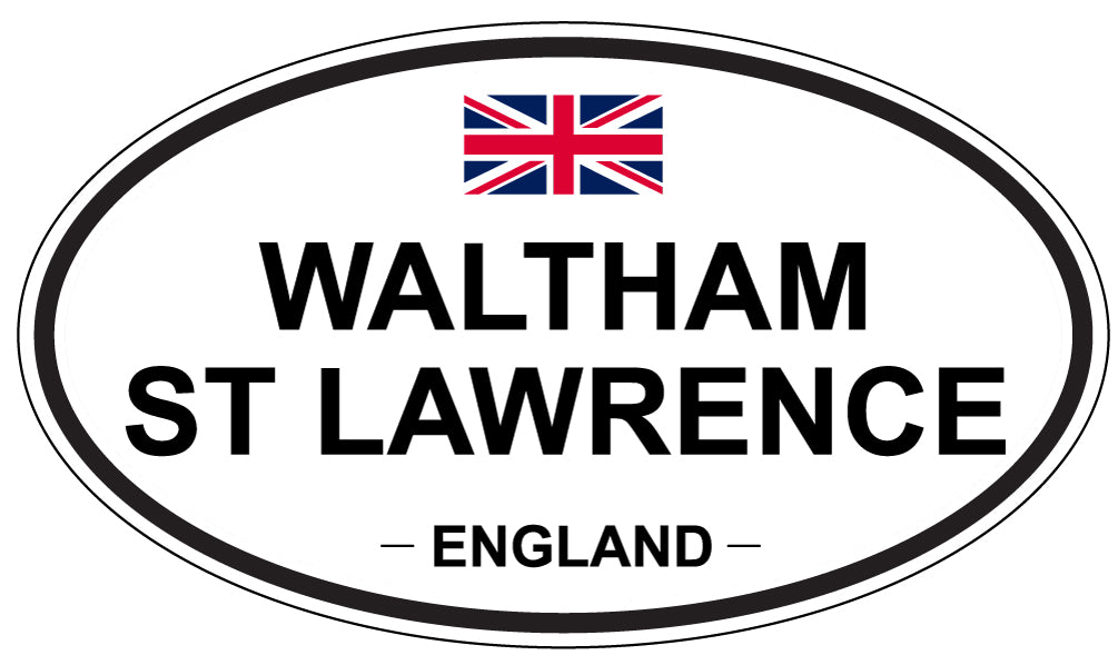 WALTHAM ST LAWRENCE, England - Oval Magnet