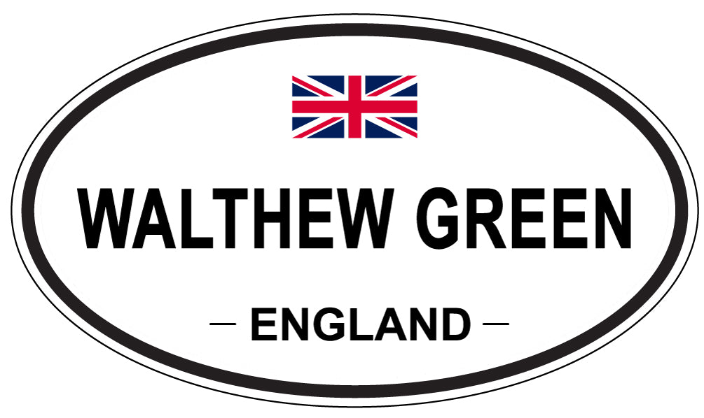 WALTHEW GREEN, England - Oval Magnet