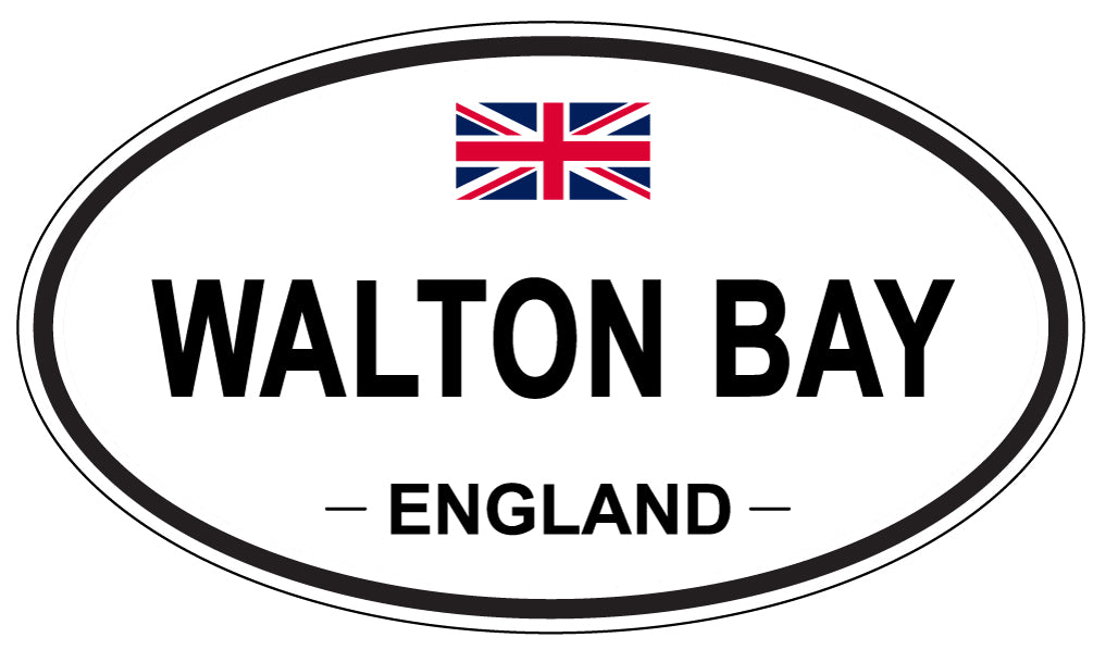 WALTON BAY, England - Oval Magnet